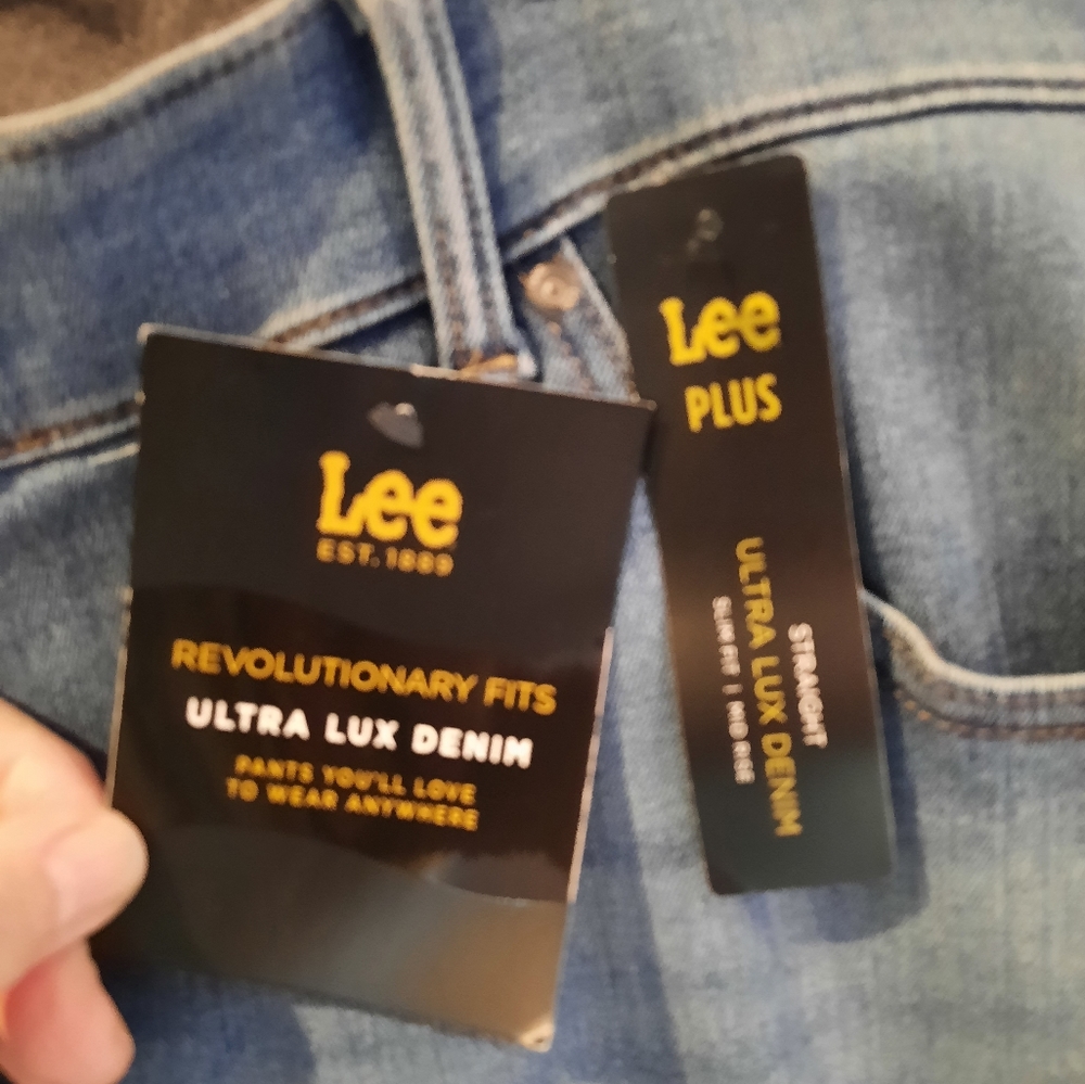 New Lee Plus Jeans 24P slim fit straight leg - Picture 4 of 5
